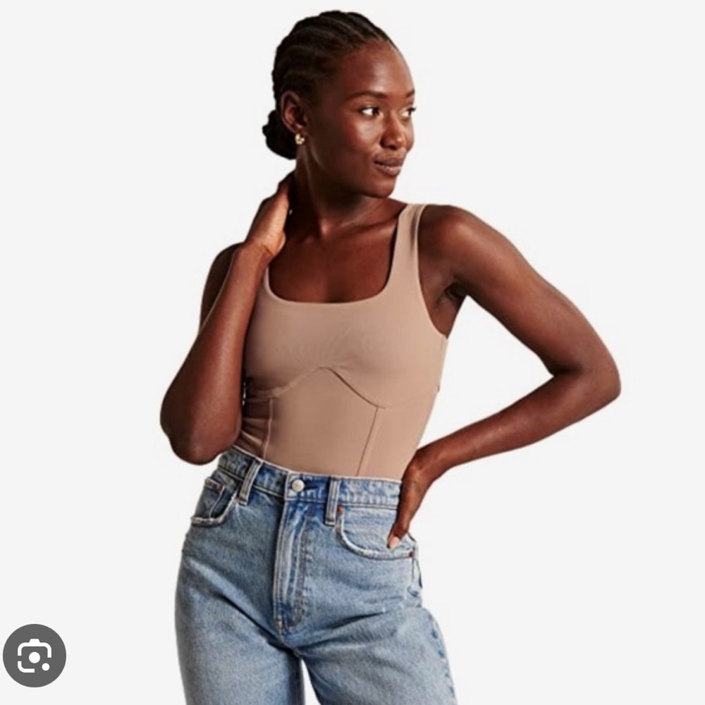 Abercrombie Double Lined Corset Bodysuit